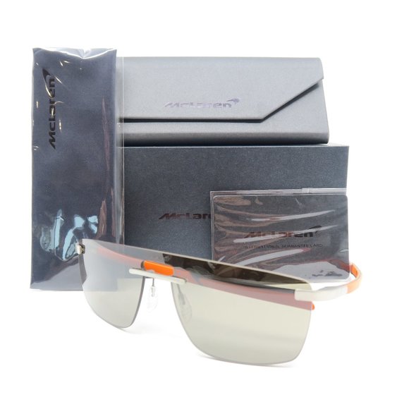 McLaren Other - McLaren MLSUPS22 C02 Chrome/Orange/Brown Shield, New Unisex Sunglasses.